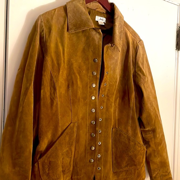 Brown Leather Jacket - Picture 1 of 5
